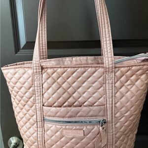 Vera Bradley Blush Quilted Tote